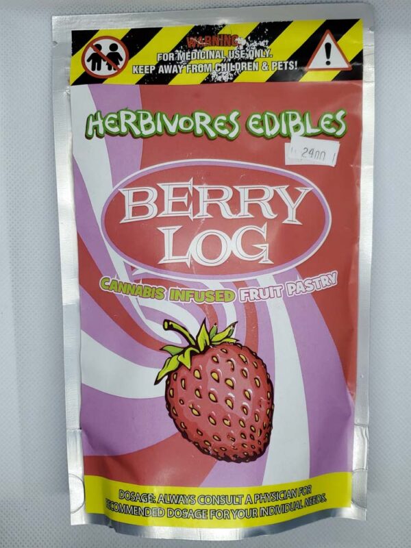 HERBIVORES EDIBLES BERRY LOG FRUIT PASTRY