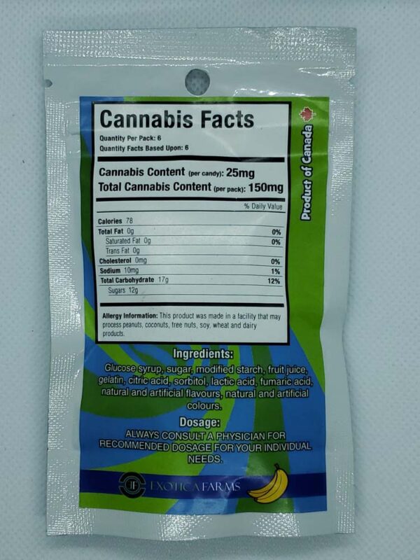 HERBIVORES EDIBLES BANANA BLASTS CBD - Image 2