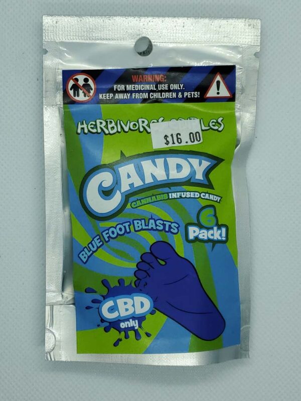 HERBIVORES EDIBLES BLUE FOOT BLASTS CBD