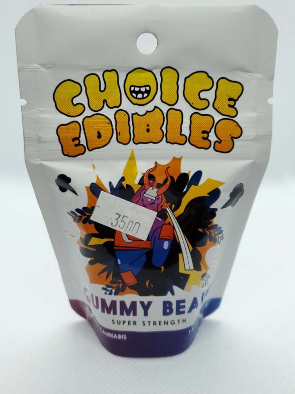 CHOICE EDIBLES GUMMY BEARS SUPER STRENGTH