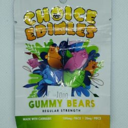 CHOICE EDIBLES GUMMY BEARS REGULAR STRENGTH
