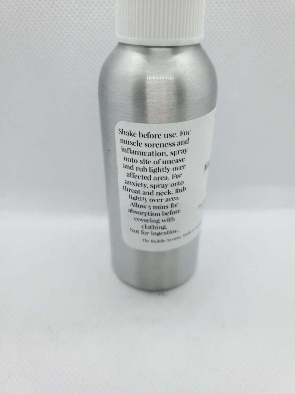 THE BUDDIE SYSTEM CBD MAGNESIUM ACUTE PAIN SPRAY - Image 3