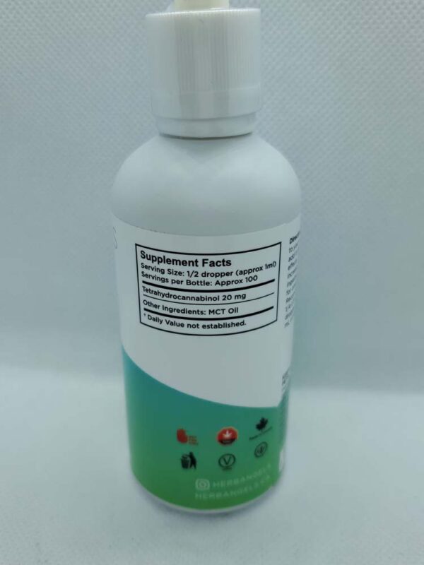 HERB ANGELS THC TINCTURE 2000 MG - Image 2
