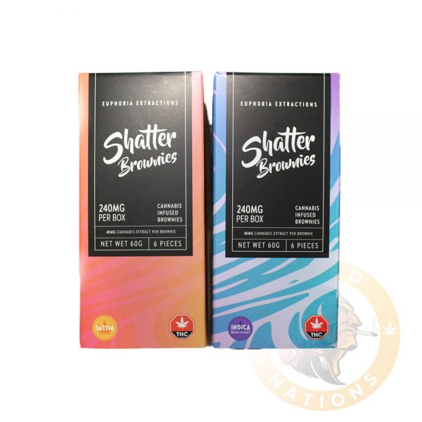 EUPHORIA EXTRACTIONS - SHATTER BROWNIES
