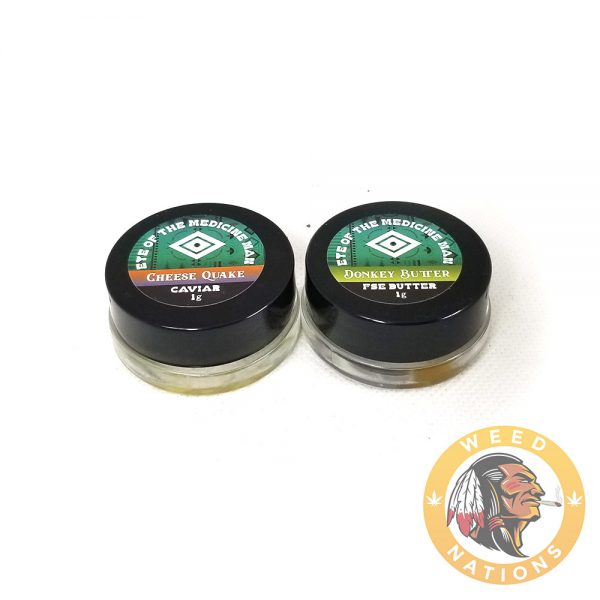 EYE OF THE MEDICINE MAN - 1G LIVE RESIN - FSE BUTTER - CAVIAR