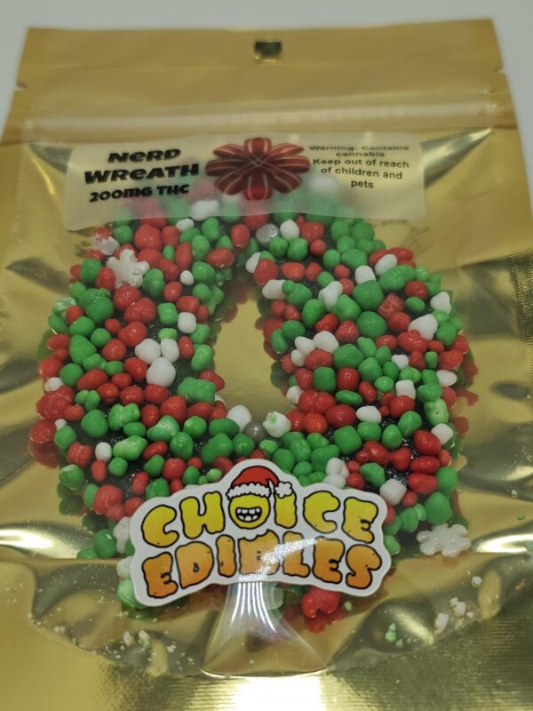 CHOICE EDIBLES NERD WREATH  (200MG)