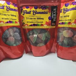 F.U.B.A.R.  (FRUIT GUMMIES CBD+THC & THC ONLY)