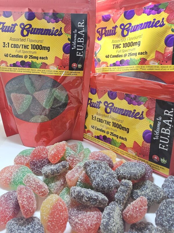 F.U.B.A.R.  (FRUIT GUMMIES CBD+THC & THC ONLY) - Image 2