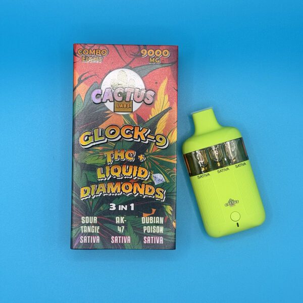 CACTUS LABS CLOCK-9 THC+LIQUID DIAMONDS 9GR - Image 3