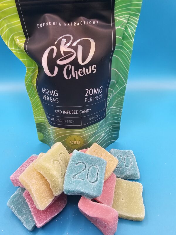CBD CHEWS EUPHORIA EXTRACTIONS (600MG) - Image 3