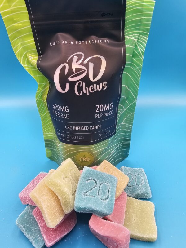 CBD CHEWS EUPHORIA EXTRACTIONS (600MG)