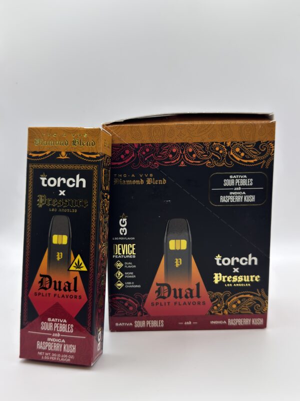 TORCH X PRESSURE L.A - DUAL SPLIT FLAVORS VAPE PEN - Image 2