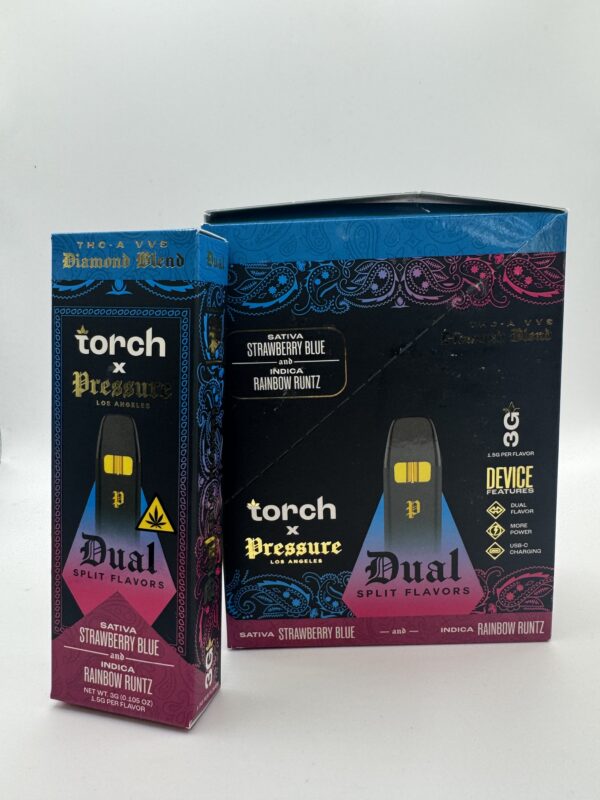 TORCH X PRESSURE L.A - DUAL SPLIT FLAVORS VAPE PEN - Image 3