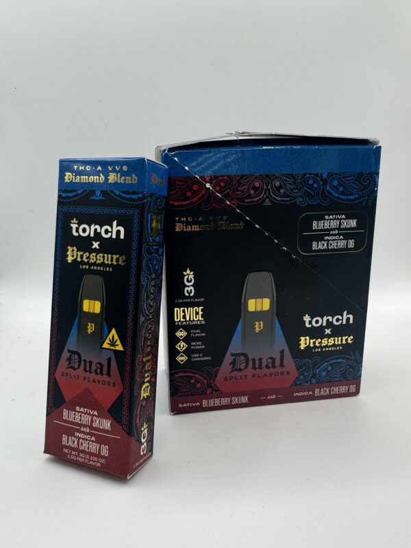 TORCH X PRESSURE L.A - DUAL SPLIT FLAVORS VAPE PEN - Image 4