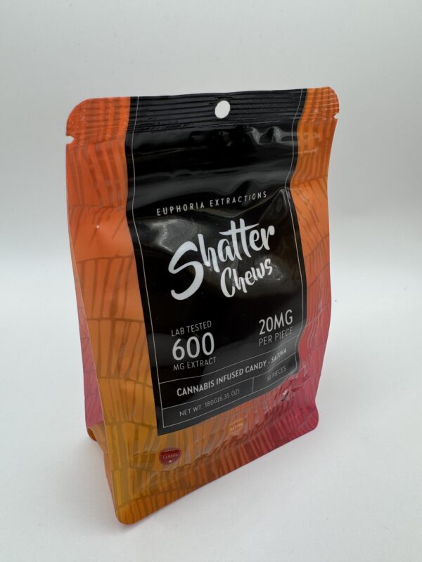 SHATTER CHEWS | 600MG - SATIVA | EUPHORIA EXTRACTIONS